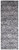 8' Gray Taupe And Ivory Abstract Power Loom Stain Resistant Runner Rug