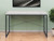 47" Antiqued White and Black Writing Desk