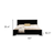 Black Solid and Manufactured Wood Queen Bed Frame