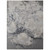 8' X 10' Ivory Black and Gray Abstract Area Rug