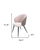 Cream and Black Upholstered Fabric Wing Back Dining Arm Chair