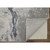 7' X 10' Ivory Black And Gray Abstract Area Rug