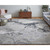 7' X 10' Gray Abstract Area Rug