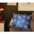 Homeroots Home Decor Set of 2 Blue and White Snowflakes Throw Pillows