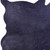 6' X 7' Navy Blue Cowhide Cowhide Area Rug