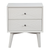 26" Solid Wood and Wood Two Drawer Nightstand