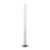 49" Steel LED Column Floor Lamp With Clear Drum Shade