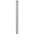 61" Chrome Tray Table Floor Lamp With White Transparent Glass Square Shade