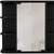 24" Black Wood Floating Double Door Bathroom Vanity And Medicine Cabinet With Mirror