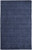 4' X 6' Blue Wool Hand Woven Stain Resistant Area Rug