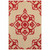 5' X 8' Sand Oriental Stain Resistant Indoor Outdoor Area Rug