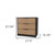 28" Oak Three Drawer Dresser