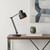 33" Black Metal Adjustable Desk Table Lamp