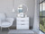 28" White Three Drawer Standard Chest