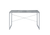 47" Gray and Black Writing Desk - 606114864134