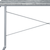 47" Gray and Black Writing Desk - 606114864134