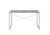 47" Gray and Black Writing Desk - 606114864134