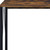 47" Brown and Black Writing Desk - 606114863618