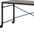 47" Brown and Black Writing Desk - 606114865216
