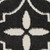 12' Gray and Ivory Floral Non Skid Runner Rug- new