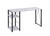 47" Antiqued White and Black Writing Desk - 606114863625