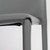 Set of Two Gray Upholstered Leather Dining Side Chairs - 808230089723