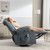 37" Blue Faux Leather Heated Massage Lift Assist Recliner With USB - 880024504254