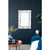 28" Black Metal And Glass Mosaic Framed Accent Mirror - 608219375881