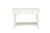 42" White Solid Wood Console Table With Shelves And Drawers - 606114802815