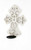15.5 X 5 X 11 White Wooden Cross - Candle Holder Sconce - 614486178216
