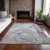 5' X 8' Gray Abstract Washable Non Skid Indoor Outdoor Area Rug - 608219201579