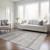 10' X 14' Taupe Ombre Washable Non Skid Indoor Outdoor Area Rug - 608219373078