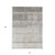 10' X 14' Taupe Ombre Washable Non Skid Indoor Outdoor Area Rug - 608219373078