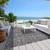 10' X 14' Gray Damask Washable Non Skid Indoor Outdoor Area Rug - 608219183189