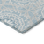 10' X 14' Denim Blue And Ivory Floral Medallion Washable Indoor Outdoor Area Rug - 608219034368