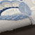 6' Blue And Gray Indoor Outdoor Runner Rug
