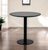 32" Black Rounded Steel Bar Table - 608219152741
