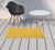 2' X 4' Yellow Indoor Outdoor Runner Rug