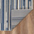 3’ x 5’ Blue Abstract Striped Indoor Outdoor Area Rug - 606114592709