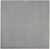 5' X 5' Gray Square Indoor Outdoor Area Rug