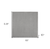 5' X 5' Gray Square Indoor Outdoor Area Rug
