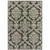 5' X 7' Grey Floral Stain Resistant Indoor Outdoor Area Rug - 606114573388
