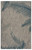 5’ X 7’ Gray Palm Leaves Indoor Outdoor Area Rug