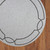 7' Oatmeal Ivory Hand Hooked UV Treated Bordered Round Indoor Outdoor Area Rug - 4512822806778