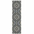2' X 7' Beige Geometric Stain Resistant Indoor Outdoor Area Rug - 606114580386