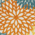 2' X 8' Turquoise Floral Non Skid Indoor Outdoor Runner Rug - 606114457954