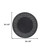 8' Round Black Round Stain Resistant Indoor Outdoor Area Rug - 606114582274