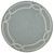 7' Spa Blue Hand Hooked UV Treated Bordered Round Indoor Outdoor Area Rug - 4512822806914