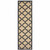 2' X 8' Sand Geometric Stain Resistant Indoor Outdoor Area Rug - 606114571322