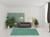7' X 10' Blue And Green Striped Non Skid Indoor Outdoor Area Rug - 606114456001